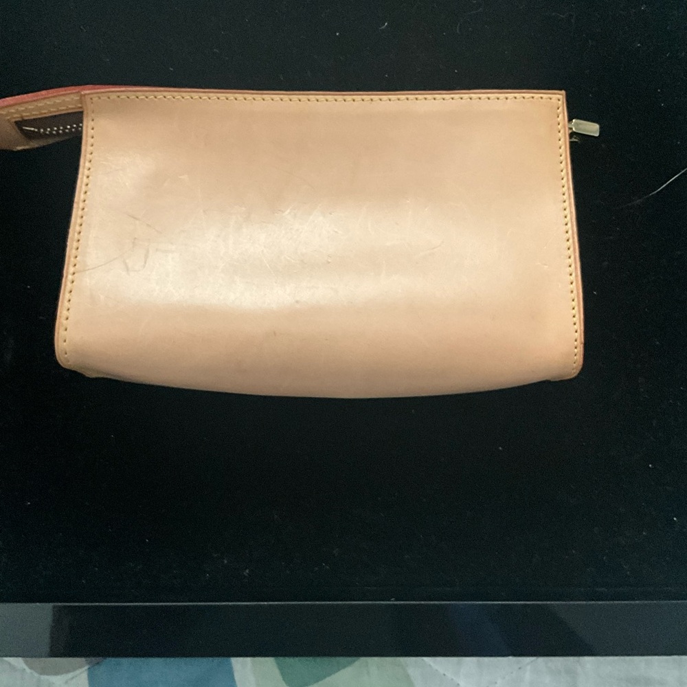 ❌SOLD❤️Louis Vuitton Vachetta Ambre Sac Pochette Clutch Wristlet - Picture 3 of 13